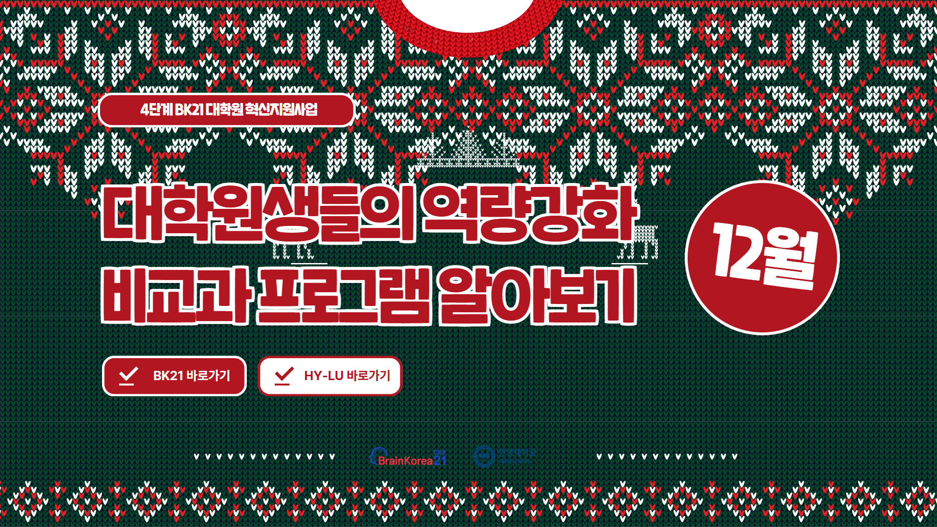 4단계 BK21 대학원혁신지원사업 2025년 12월 비교과 프로그램